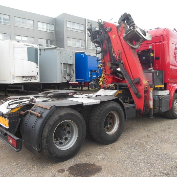 SCANIA R450, 6X4, CRANE, EPSILON 170 + UMIKOV TELESCOPIC