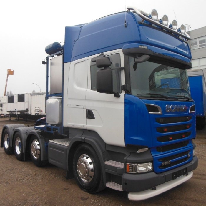 SCANIA 16 R 580, V8, 8X4, 164.000 KG, TO