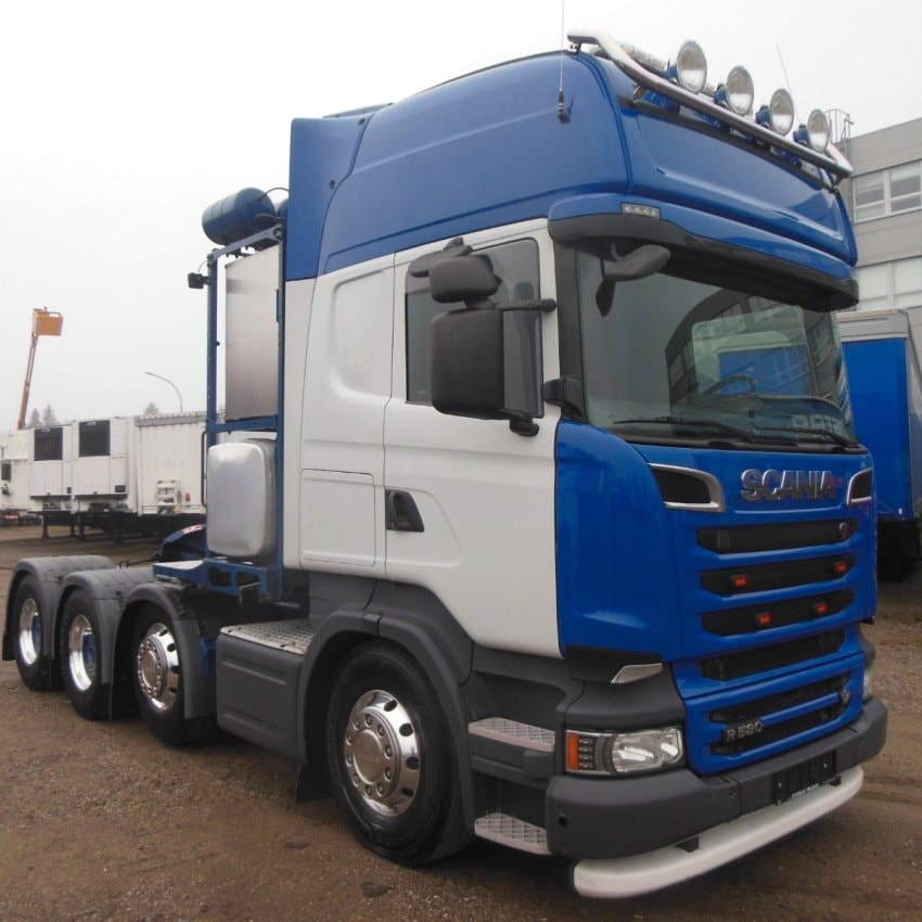 SCANIA 16 R 580, V8, 8X4, 164.000 KG, TO