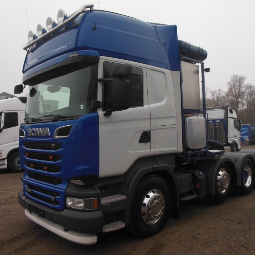 SCANIA 16 R 580, V8, 8X4, 164.000 KG, TO