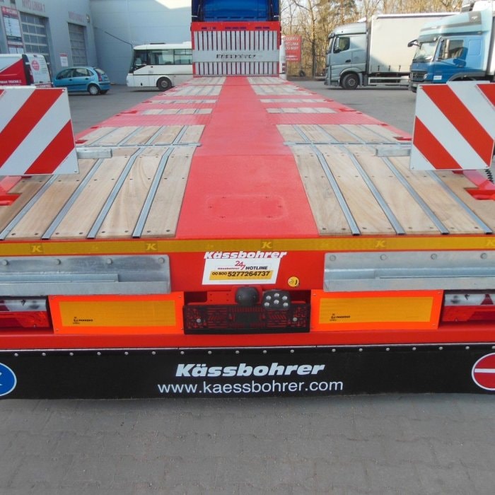 Kässbohrer K.SPA M 3, MEGA-PLATO-TELESKOP 7m návěs pro nákladní přepravu