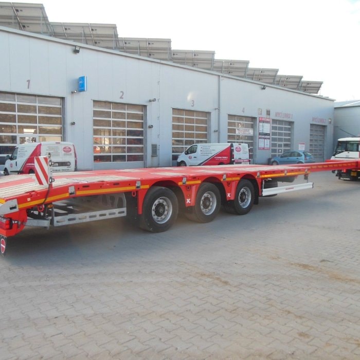 Kässbohrer K.SPA M 3, MEGA-PLATO-TELESKOP 7m návěs pro nákladní přepravu