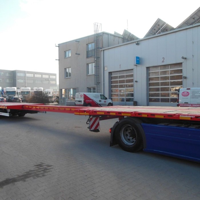 Kässbohrer K.SPA M 3, MEGA-PLATO-TELESKOP 7m návěs pro nákladní přepravu