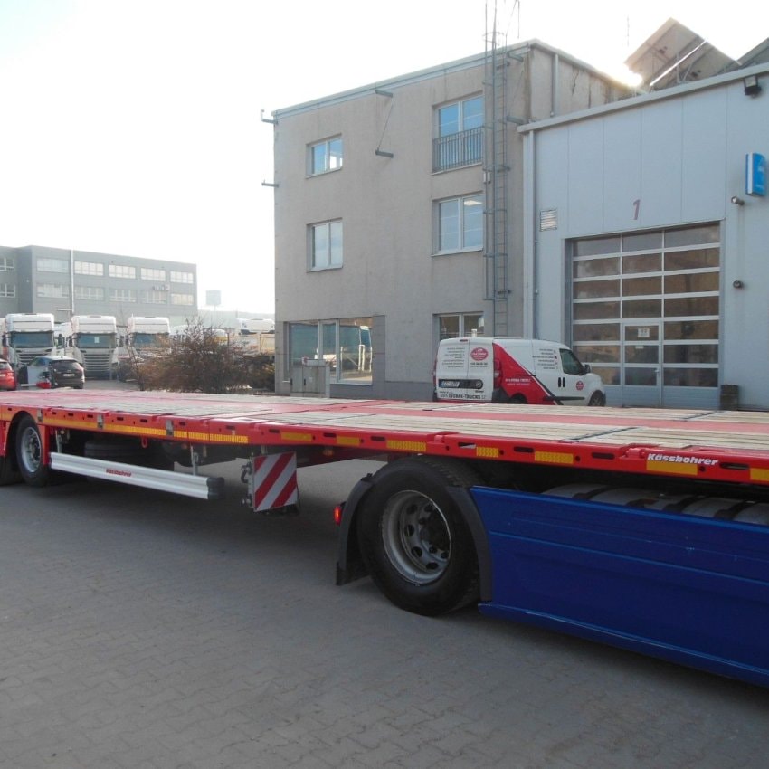 Kässbohrer K.SPA M 3, MEGA-PLATO-TELESKOP 7m návěs pro nákladní přepravu