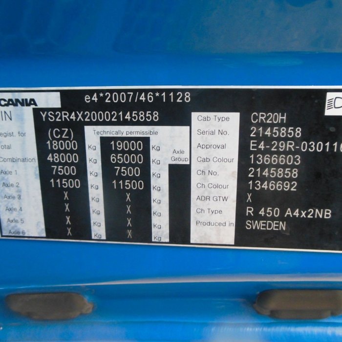 SCANIA R450, Retarder, komplet vzduchové pérování