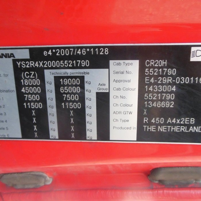 SCANIA R450, LowDeck, Retarder, Nezávislá klima