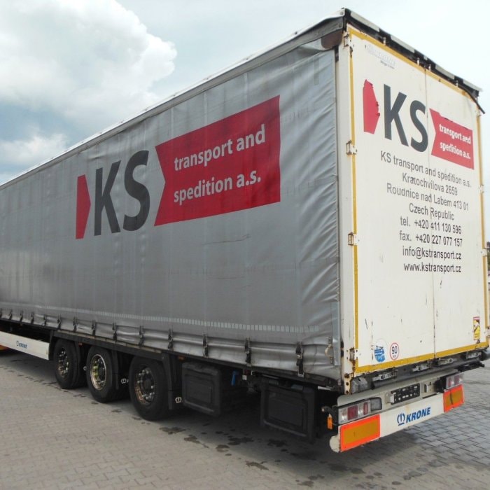 KRONE SD Mega Liner, Zvedací náprava návěs pro nákladní přepravu