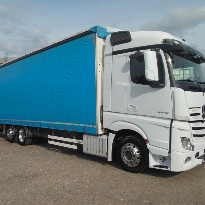 MERCEDES-BENZ ACTROS 2546, 24 PALLETS, TAIL LIFT, ALU RIMS, TOP!!