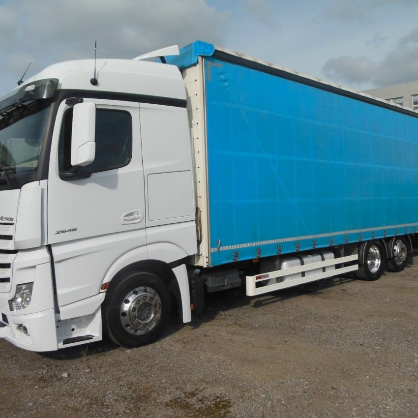 MERCEDES-BENZ ACTROS 2546, 24 PALLETS, TAIL LIFT, ALU RIMS, TOP!!