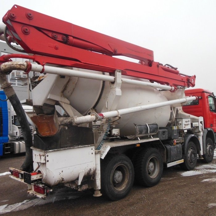 MERCEDES-BENZ ACTROS 3241, LIEBHERR 7m3, PUTZMEISTER PUMP 24m