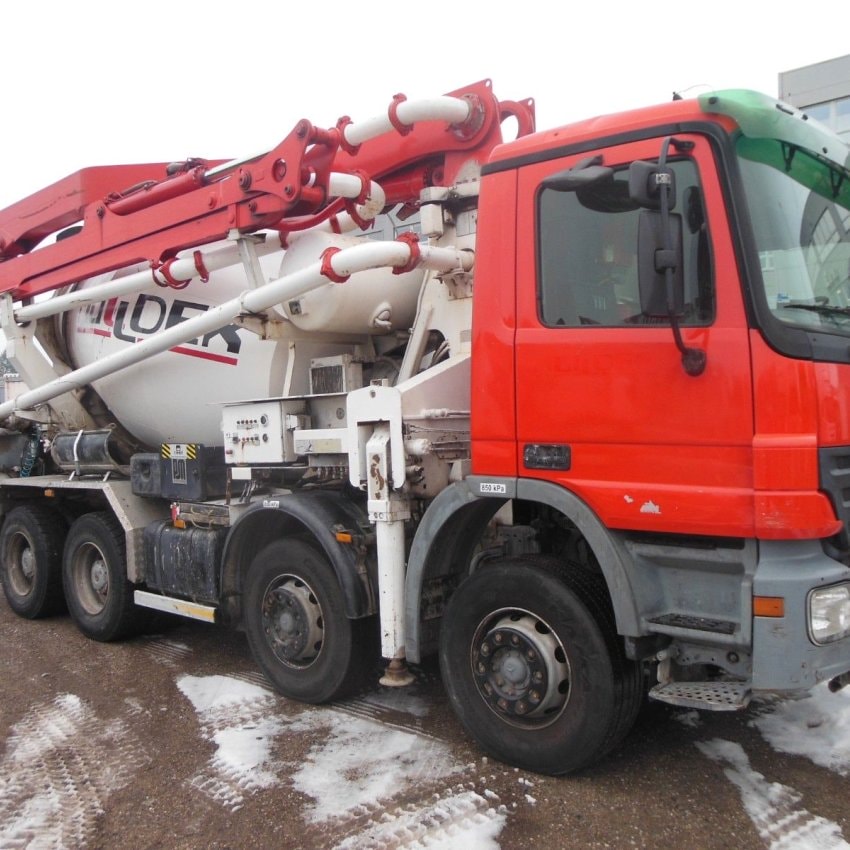 MERCEDES-BENZ ACTROS 3241, LIEBHERR 7m3, PUTZMEISTER PUMP 24m