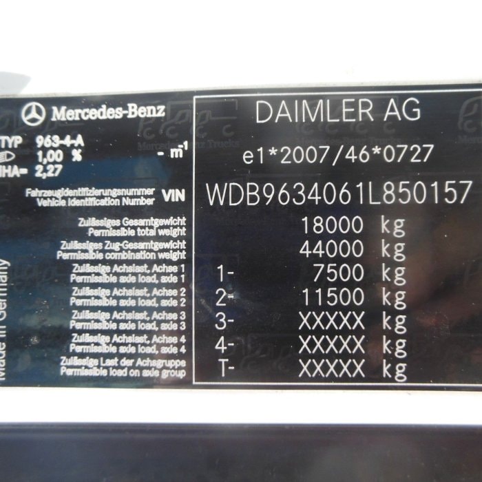 MERCEDES-BENZ ACTROS 1848 LOWDECK