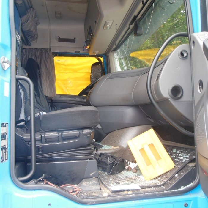 DAF XF 106.460, MENKE-JANZEN, ACCIDENT-DRIVABLE!!