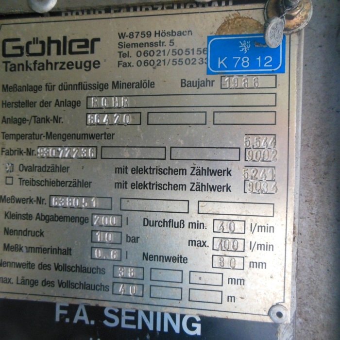 IVECO EUROCARGO ML 100E18, ADR, TANK 7000 L, 1 COMPARTMENT