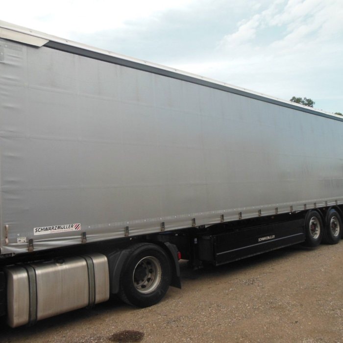 SCHWARZMUELLER S1, BOČNÍ STĚNY, BOX NA PALETY, ZDVIHACÍ NÁPRAVA, TOP STAV!!!