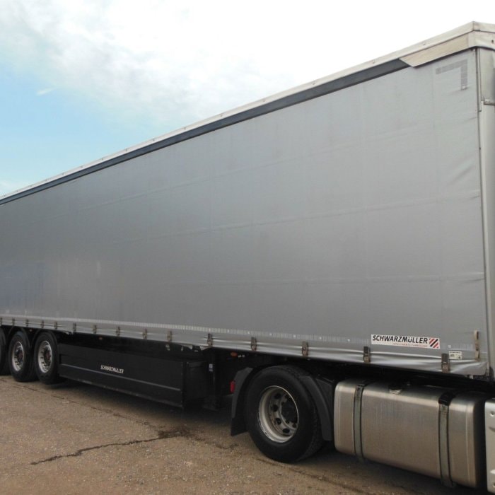 SCHWARZMUELLER S1, BOČNÍ STĚNY, BOX NA PALETY, ZDVIHACÍ NÁPRAVA, TOP STAV!!!