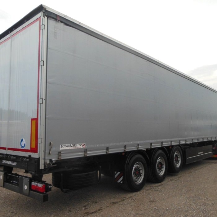 SCHWARZMUELLER S1, BOČNÍ STĚNY, BOX NA PALETY, ZDVIHACÍ NÁPRAVA, TOP STAV!!!