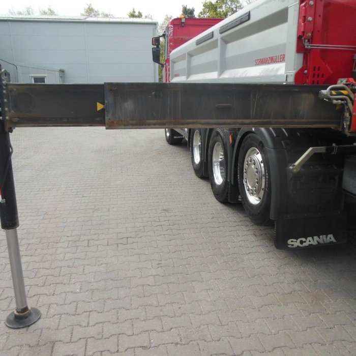 SCANIA R580, 8x4, Sklápěč S2, Palfinger PK19