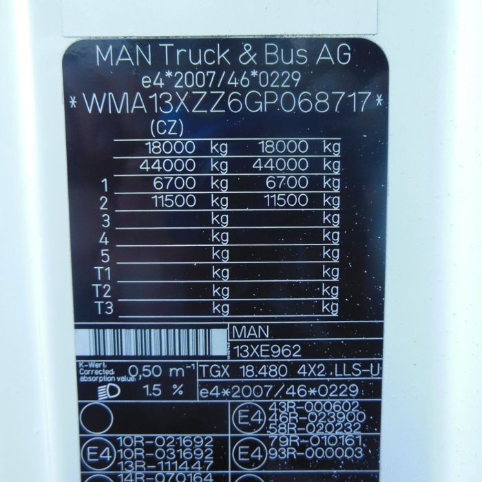 MAN TGX 18.480 LowDeck