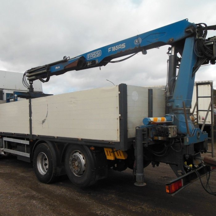 IVECO STRALIS AS 260S45, 6X2, MANUAL, FASSI F185