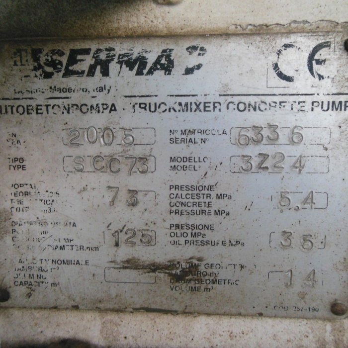 MAN TGA 35.410, 8X4, MIXER + PUMP 24M