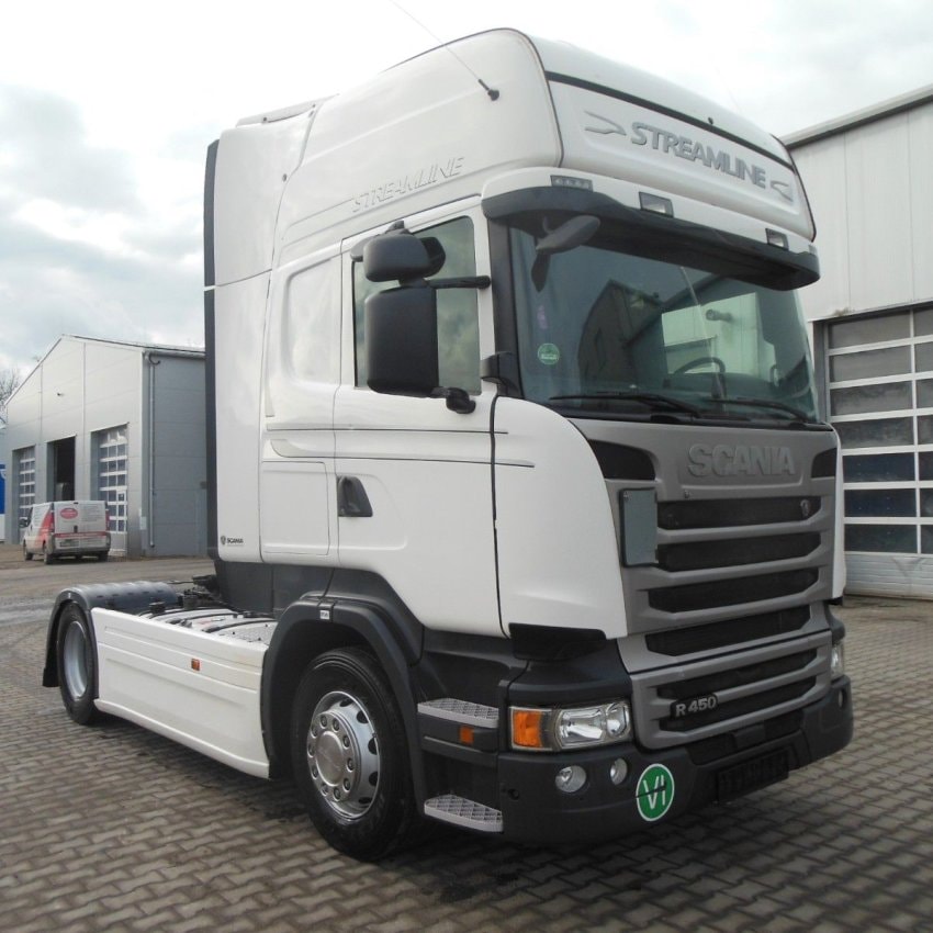 SCANIA R 450, BEZ EGR, RETARDÉR, HYDRAULIKA, PLNÉ VZDUCHOVÉ ODPRUŽENÍ