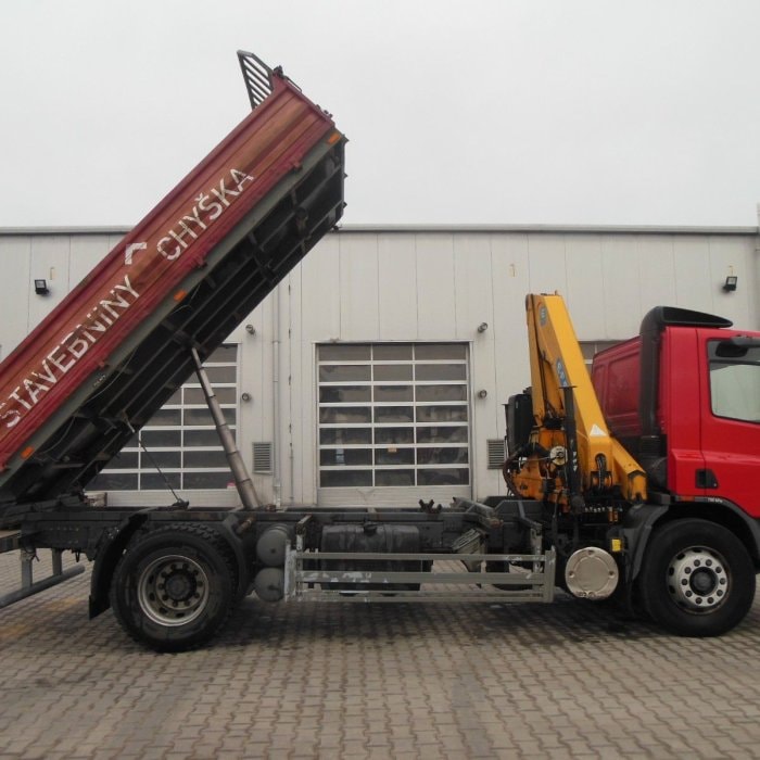 DAF CF 65.240, CRANE EFFER 110/2S, MANUAL, LEAF SUSPENSION, 1 OWNER