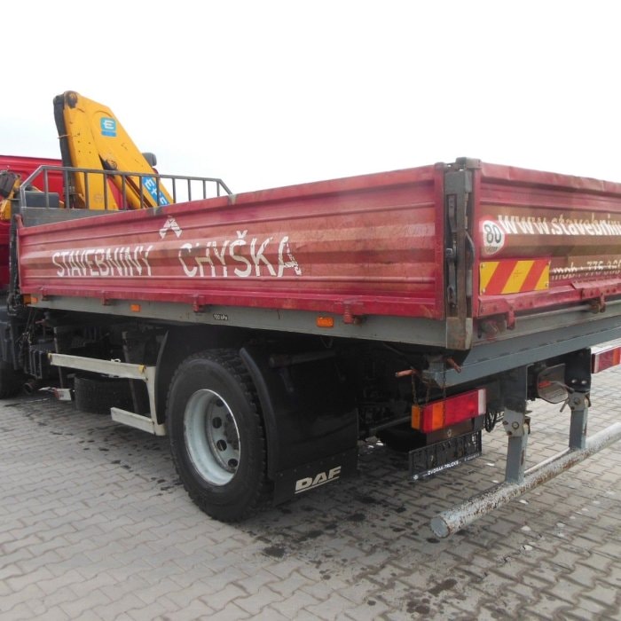 DAF CF 65.240, CRANE EFFER 110/2S, MANUAL, LEAF SUSPENSION, 1 OWNER