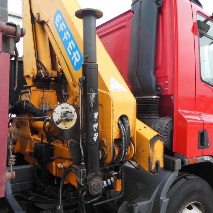 DAF CF 65.240, CRANE EFFER 110/2S, MANUAL, LEAF SUSPENSION, 1 OWNER