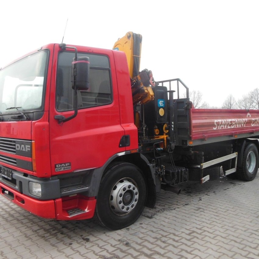 DAF CF 65.240, CRANE EFFER 110/2S, MANUAL, LEAF SUSPENSION, 1 OWNER