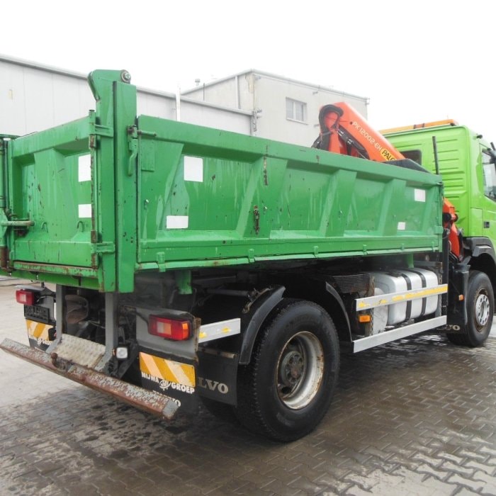 VOLVO FM 9/260, 4X4, САМОСВАЛ S3, PALFINGER PK 12002