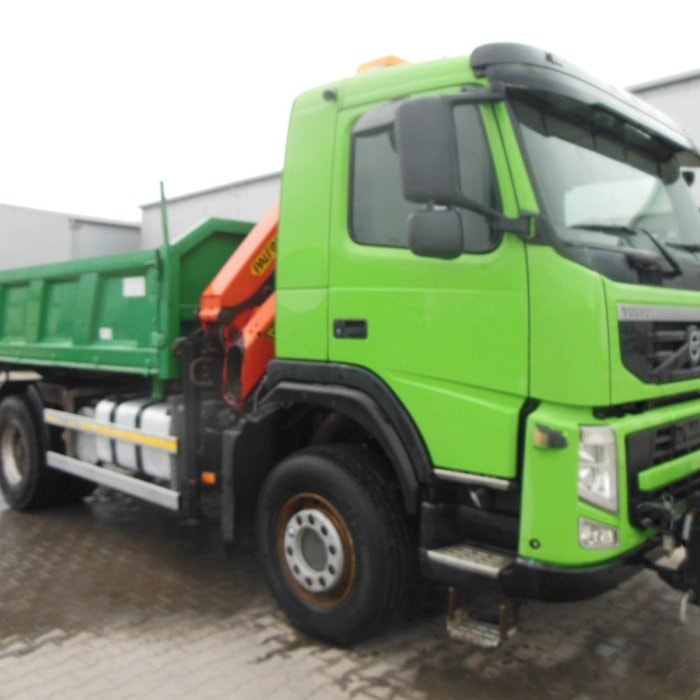 VOLVO FM 9/260, 4X4, САМОСВАЛ S3, PALFINGER PK 12002