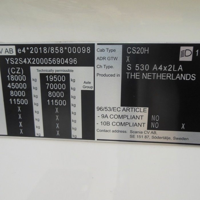 SCANIA S 530, V8, RETARDER, STAND AIRCON, TOP!!!