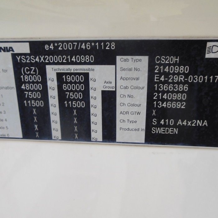 SCANIA S 410, RETARDÉR, NOVÝ TACHOGRAF, STANDARDNÍ VERZE, TOP STAV!!!