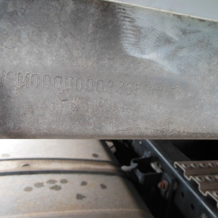 SCHMITZ SCB, ванна для рулонов 7200 мм, подъёмная ось