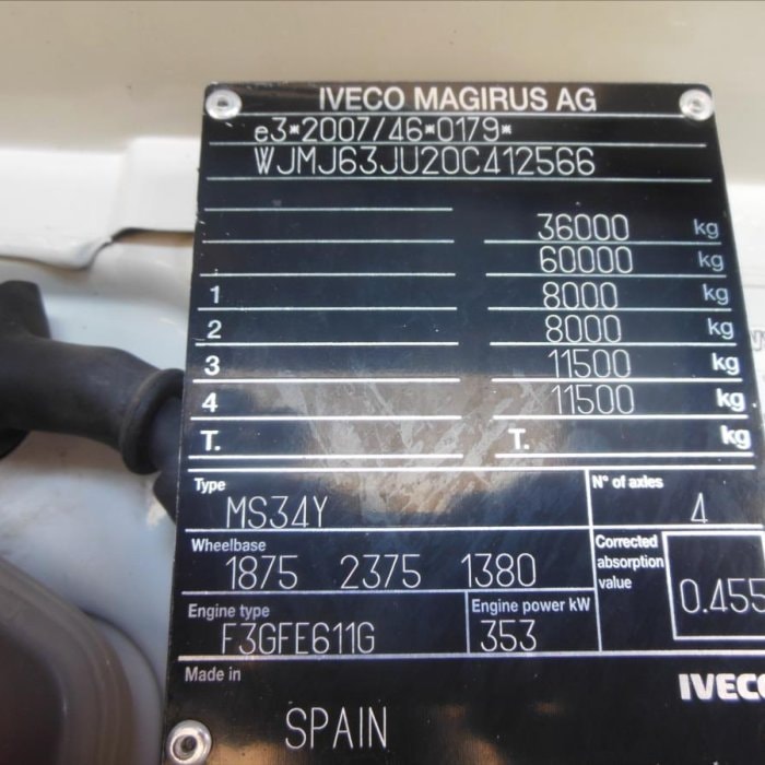 Iveco Stralis X-Way 480, 8x4, Bordmatic, Závěs