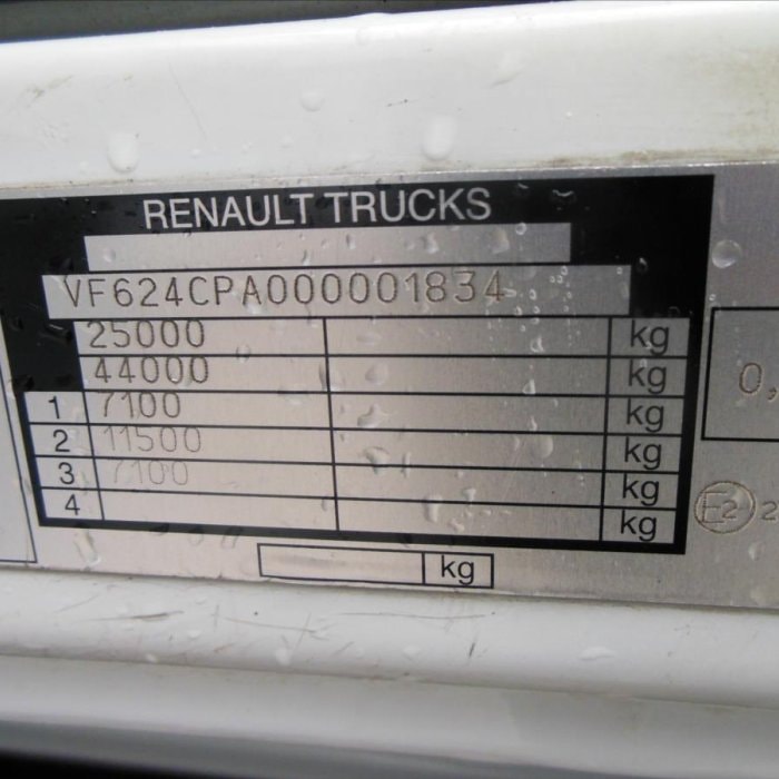 Renault Premium 450.25, DXI, 6x2, BDF, Manuál