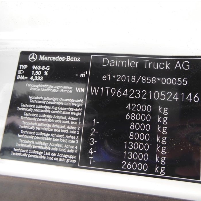 Mercedes-Benz Arocs 4151, 8x6, Meiller, Bordmatic, závěs