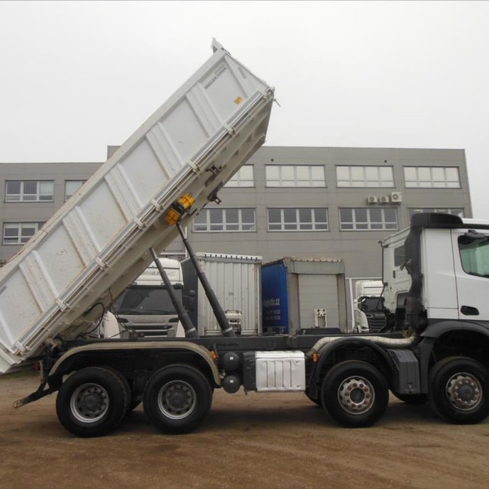 Mercedes-Benz Arocs 4151, 8x6, Meiller, Bordmatic, závěs