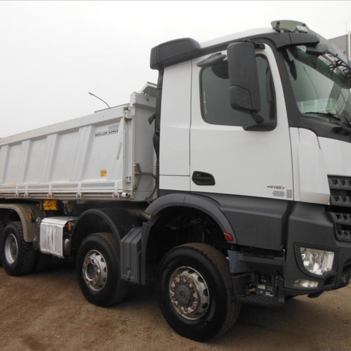 Mercedes-Benz Arocs 4151, 8x6, Meiller, Bordmatic, závěs