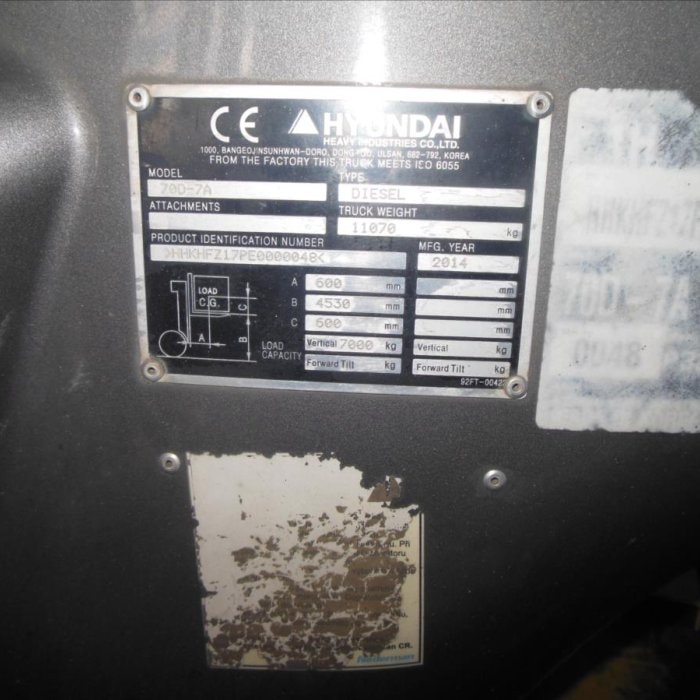 Hyundai 70D-7A