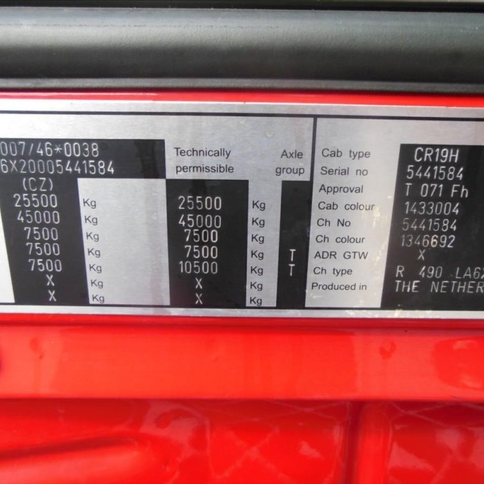 Scania R490, ADR, 6x2, Retarder, Komp