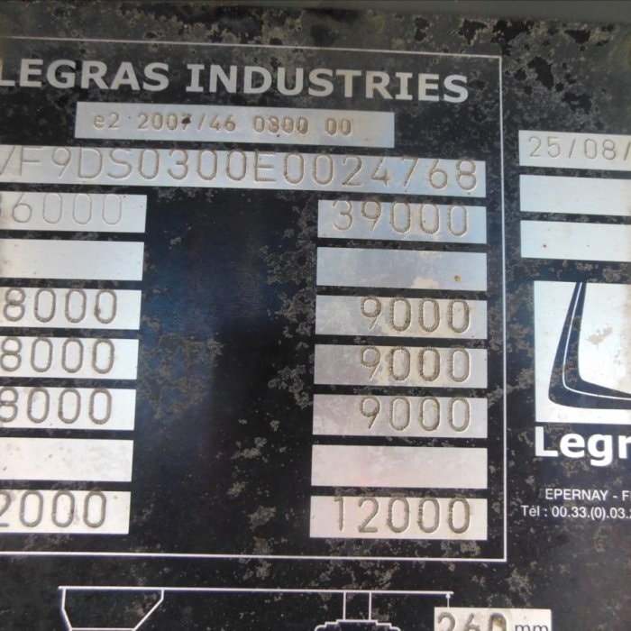 Legras SBS 2220, 95M3, SAF